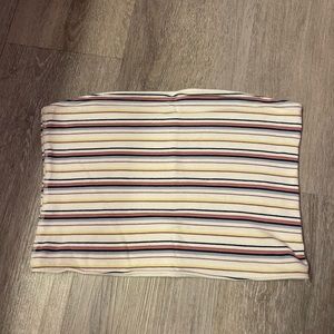 Striped tube top